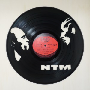 Disque Vinyle découpé Décoration Vintage NTM