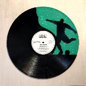 Disque peint vert