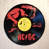 Disque peint rouge