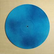 Disque Peint Bleu étoilé